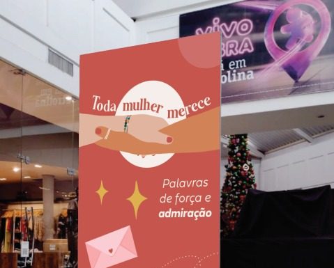 Dia da Mulher: River Shopping faz campanha com mural de recados