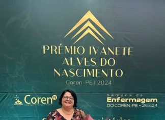 Instrutora do Senac Petrolina recebe prêmio Ivanete Alves do Nascimento do Coren