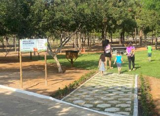 Implantação da área de piqueniques é concluída no Parque Municipal de Petrolina