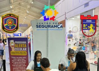 Cadastre seu aparelho no Programa Alerta Celular da SDS. Ação ocorre no River Shopping Petrolina