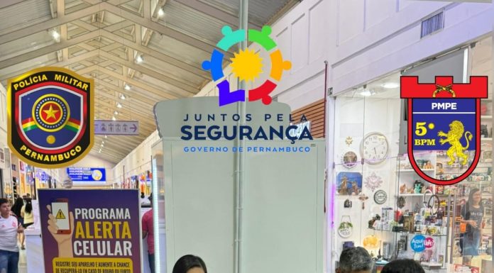 Cadastre seu aparelho no Programa Alerta Celular da SDS. Ação ocorre no River Shopping Petrolina