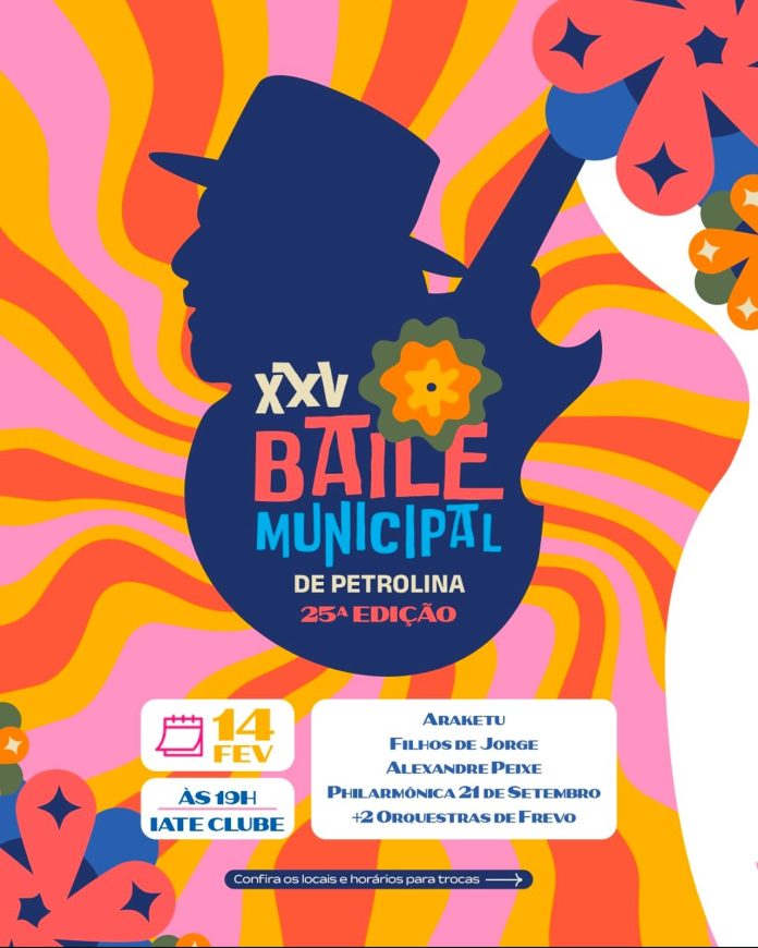 Baile Municipal promove arrecadação de cestas básicas e fraldas geriátricas para doações em Petrolina