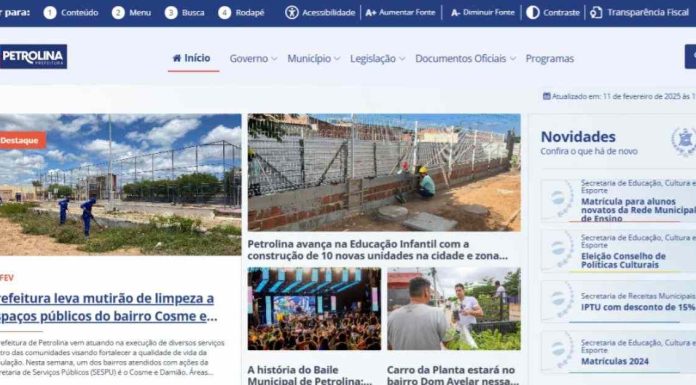 Plataforma Petro Online é uma ferramenta de ligação entre a Prefeitura e a população