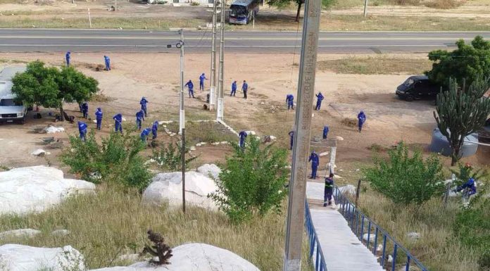 Santuário de Serra da Santa recebe mutirão de limpeza para o feriadão católico