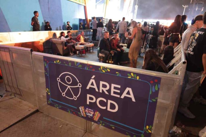 Área para pessoas com deficiência garante conforto e diversão no São João de Petrolina