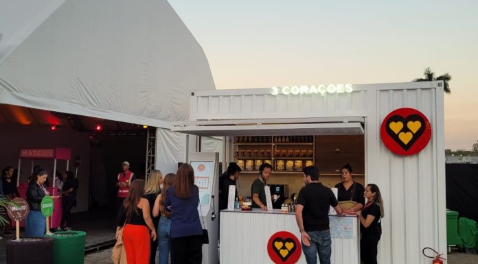 3 Corações marca presença no Rio Gastronomia com cafeteria contêiner e ativações especiais