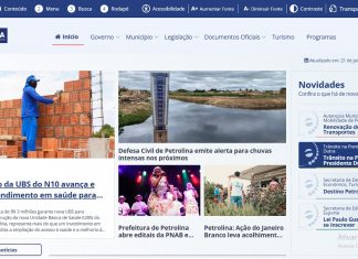 Prefeitura de Petrolina alerta população sobre o site oficial do município