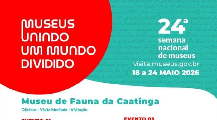 Museu de Fauna da Caatinga promove programação especial durante a 24ª Semana Nacional de Museus Museu de Fauna da Caatinga promove programação especial durante a 24ª Semana Nacional de Museus