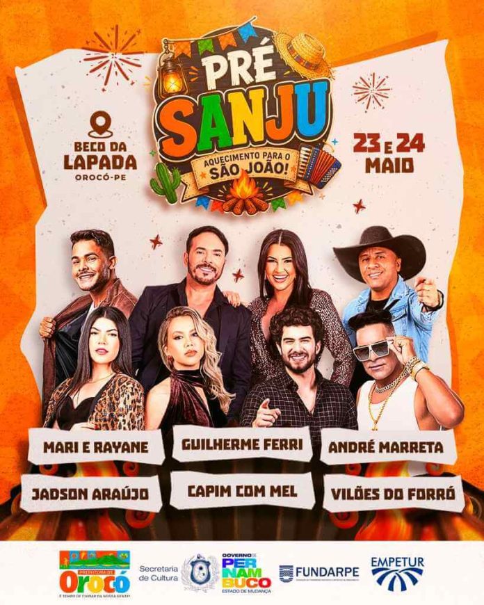 Prefeito Ismael Lira anuncia pré-sanju com grandes atrações; festividade acontece em 23 e 24 de maio!