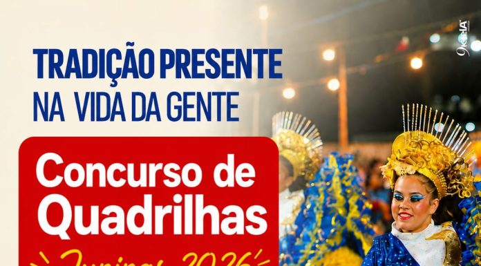 Sorteio define ordem de apresentações do Concurso de Quadrilhas Juninas 2026 com R$ 27,5 mil em premiação