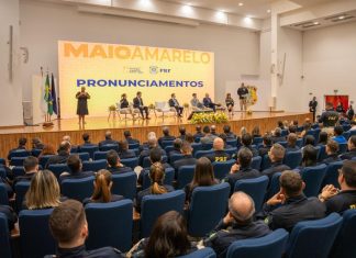 PRF celebra início das ações do Maio Amarelo nas rodovias federais