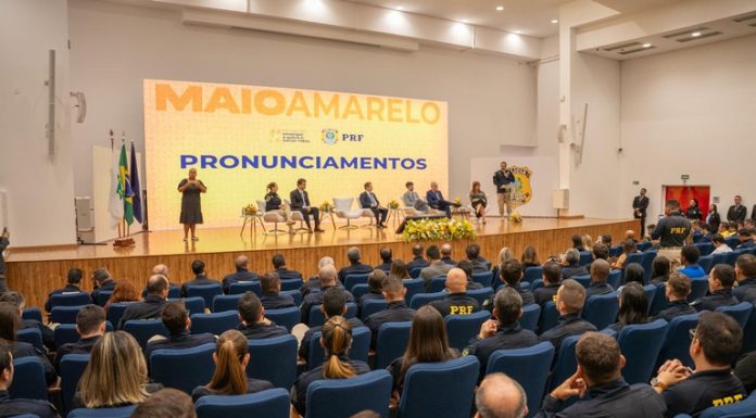 PRF celebra início das ações do Maio Amarelo nas rodovias federais