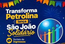 Transforma Petrolina lança São João Solidário com sorteio de ingressos, forró para idosos e campanhas de arrecadação Transforma Petrolina lança São João Solidário com sorteio de ingressos, forró para idosos e campanhas de arrecadação