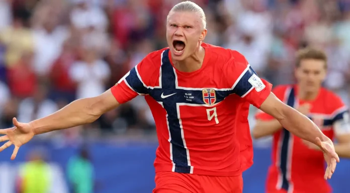 Haaland brilha e Noruega goleia Iraque em seu retorno à Copa do Mundo